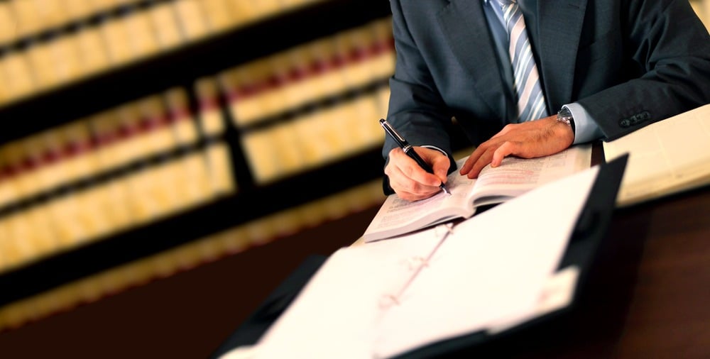 Traffic Lawyers Burwood Lawyers doing paper work